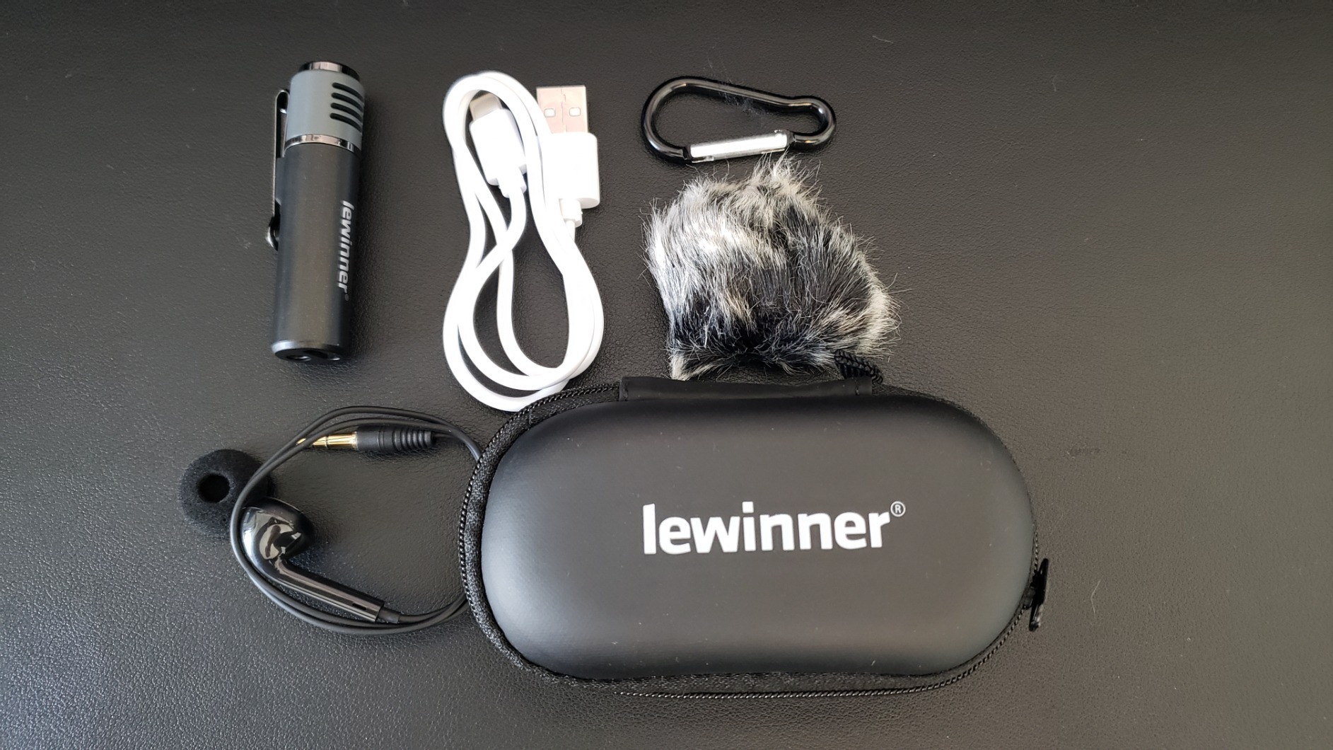 12/mo Finance Lewinner Wireless Lavalier Microphone Bluetooth 48KHz