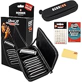 Hohner Special 20 Harmonica - Keys of G, A, C, D, E Bundle with Case, Zip Pouch, Key Stickers, Manual and Austin Bazaar Polishing Cloth