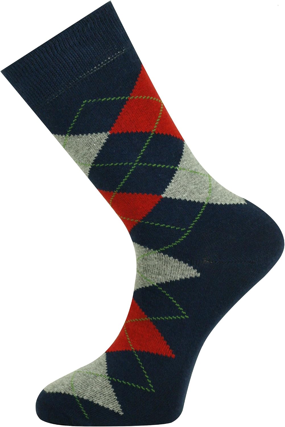 Mysocks Men Socks 5 works Multipack Mid Calf Casual Dress Patterned Seamless Toe Colourful Cotton Crew Socks - Image 4