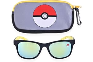 PAN OCEANIC LTD Pan Oceanic Boys Sunglasses for Kids with Zipper Glasses Case Protective Toddler Sunglasses