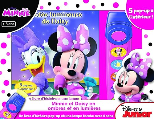 Download Minnie et Daisy en ombres et en lumières : Avec un livre d'histoire avec pop-up et une lampe torche avec 5 sons PDF