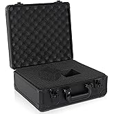 15 Inch Carrying Case With Customizable Pre-Diced Foam, Aluminum Alloy Sturdy Build, Ideal for Microphone, Equiment, Camera, Tools, Recorder, etc