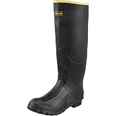 LaCrosse mens 16" Zxt Knee Boot | Natural rubber construction, 16 inch height, Ozone and tear resistant, Shovel arch protection, Trac-Lite traction outsole