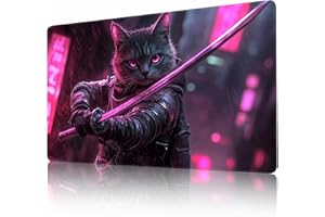 AIRCBC MTG Playmat Non-Slip Rubber Backing Printing Commander Board Game Desk Mat Duel Mat TCG PTCG Playmat 24x14 inches and Free Storage Bags (Cat 04)