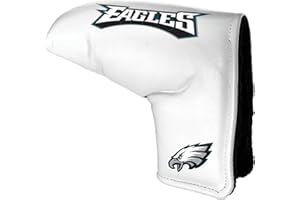 Team Golf NFL Team Golf NFL Tour Blade Putter Cover (White), Fits Most Blade Putters, Scotty Cameron, Taylormade, Odyssey, Titleist, Ping, Callaway