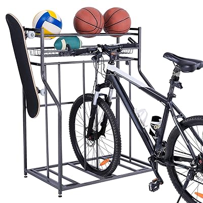 PLKOW Bike Storage Rack for Garage Free Standing, Kuwait Ubuy