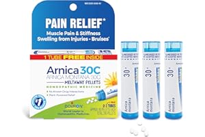 Boiron Arnica Montana 30C Homeopathic Medicine for Relief from Muscle Pain, Muscle Stiffness, Swelling from Injury, and Disco