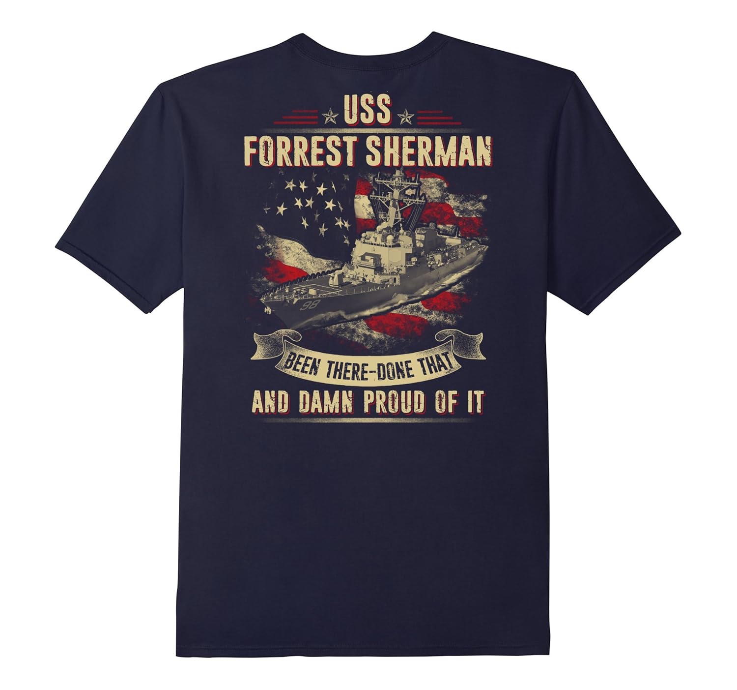 USS Forrest Sherman (DDG-98) T-shirt-T-Shirt