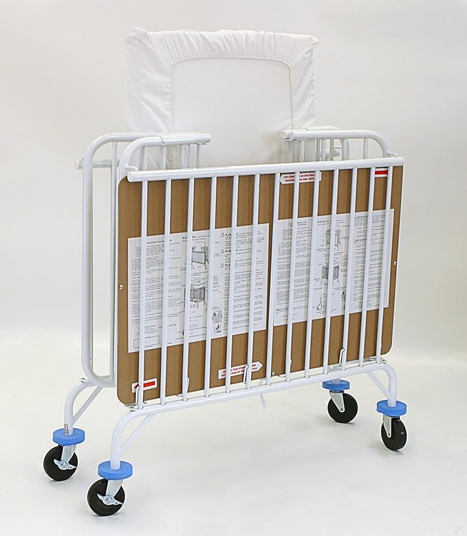 apruva metal crib with bassinet