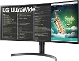 LG 35WN75C-B 35" UltraWide Curved QHD VA HDR10 AMD FreeSync Monitor Black view 7