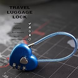 UP Security 3 Digit Combination Lock, Combo Cable