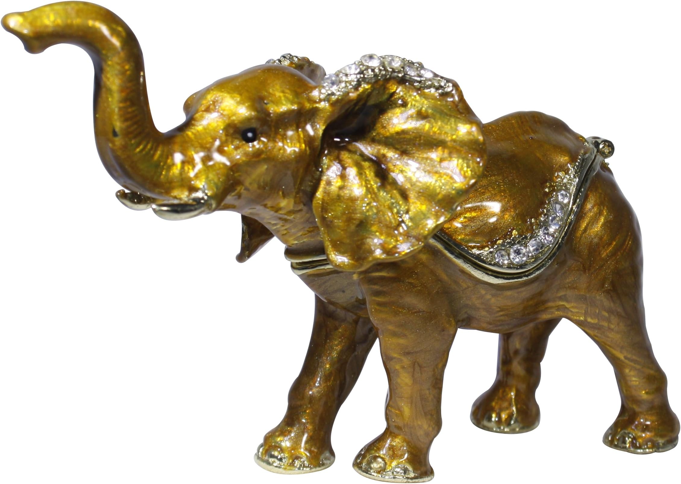 Cristiani Collezione Brown Elephant Trinket Box