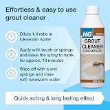 HG Grout Cleaner 500ml - Concentrated Tile Grout Cleaner for Deep Cleaning view 4