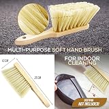 Newman and Cole Natural Wooden Hand Brush Soft Synthetic Bristle view 7