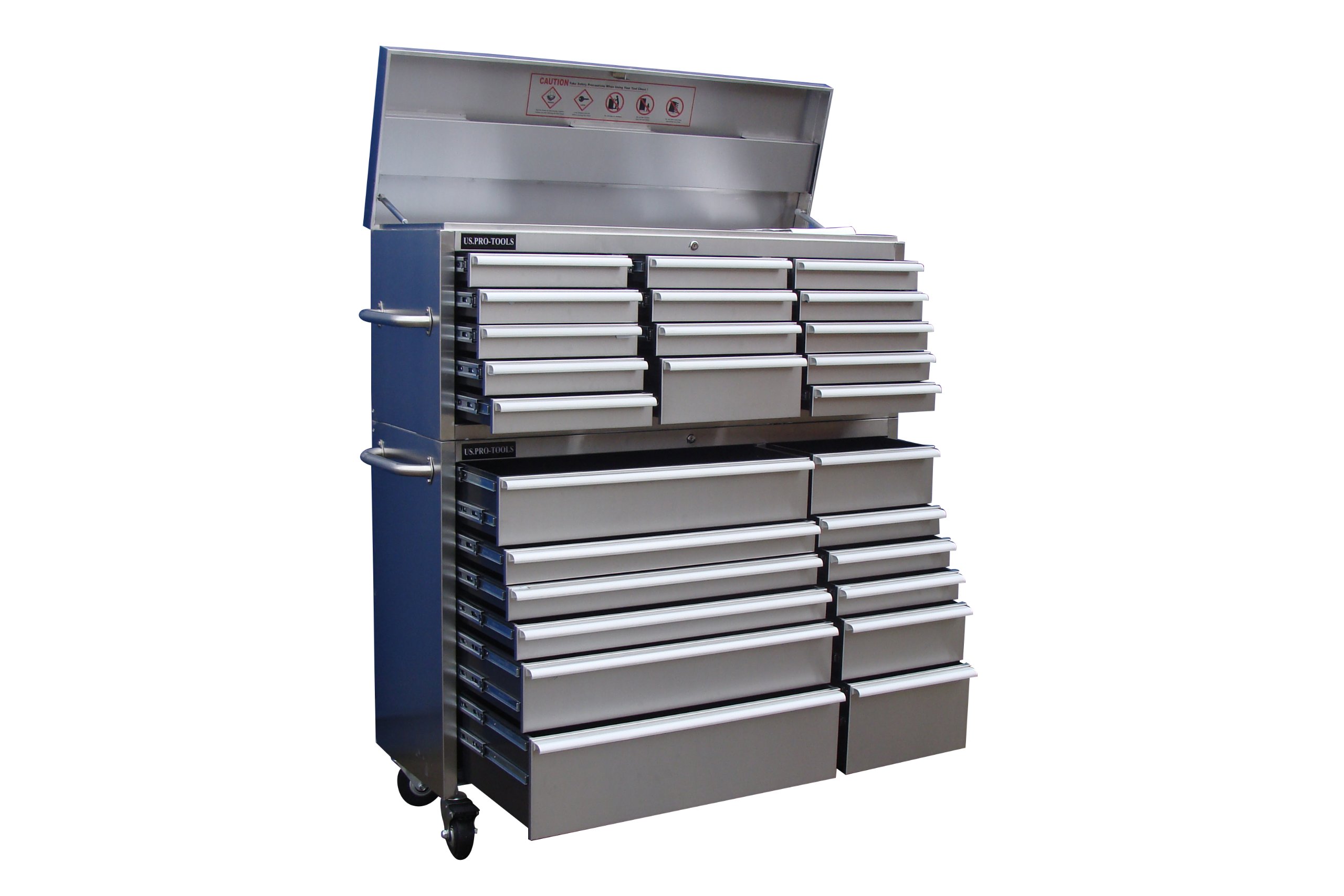 Us Pro Stainless Steel Tool Chest Tool Box Workbench 54 Buy