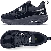 GyeBea Wide Toe Box Shoes Women Arch Support Walking Sneakers Orthotic Tennis Shoes for Plantar Fasciitis Bunions