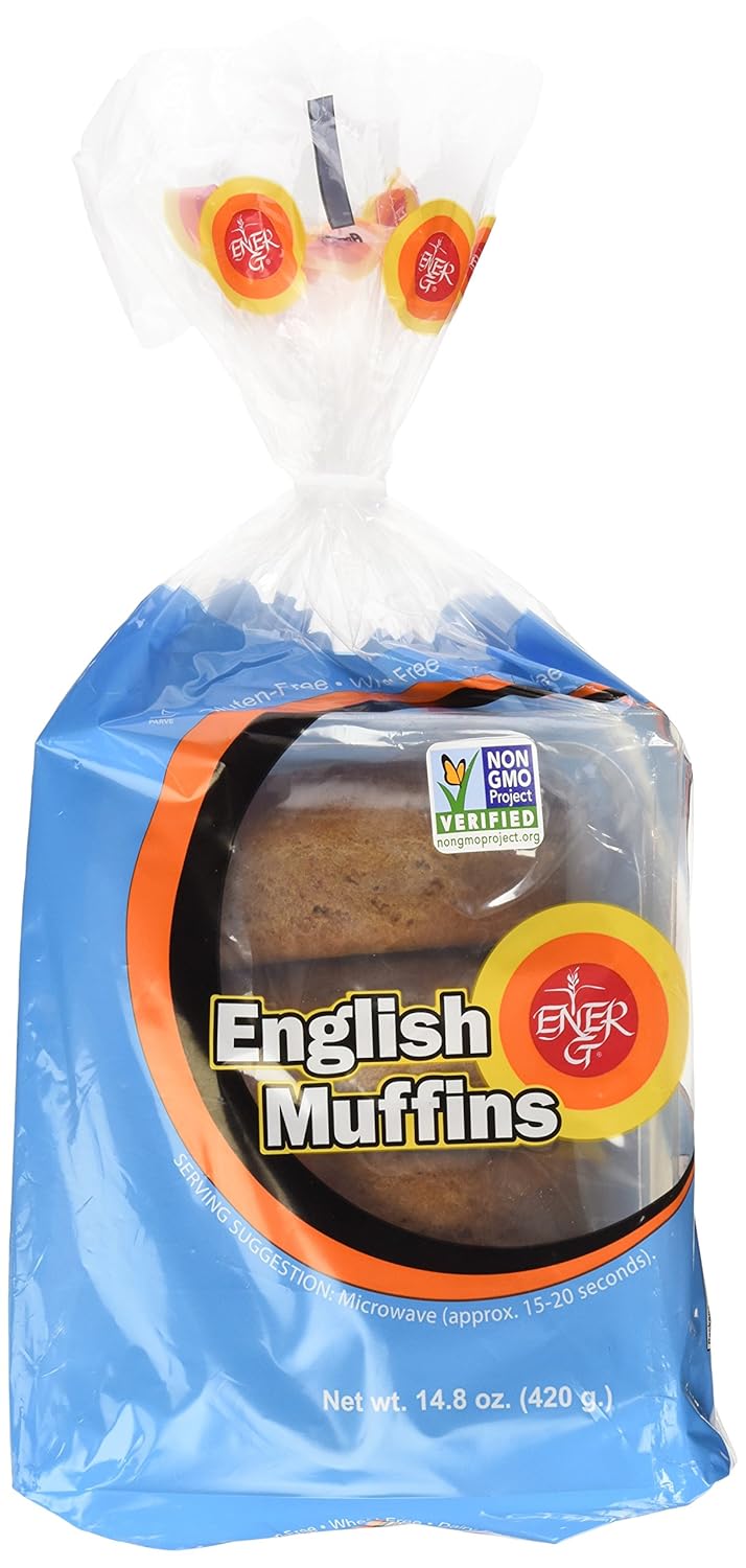 Ener-G Foods English Muffins, 14.8-Ounce Units (Pack of 6)