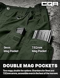 CQR Men's Tactical Pants, Water Resistant Ripstop