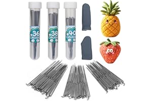 QMNNMA 90 Pcs Needle Felting Needles, 3 Sizes Needle Felting Tools, Needle Felting Supplies with Fingercots Storage Bottles, 