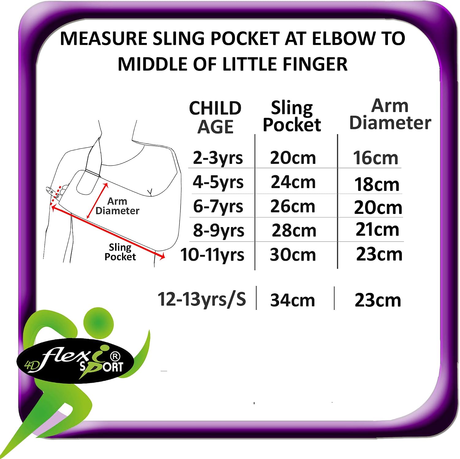 Arm Sling Child, Easy to Fit, Cooling Fabric Technology, Includes Happy Healing Sticker. 10-11yr Rasp/Lime Trim - Image 3