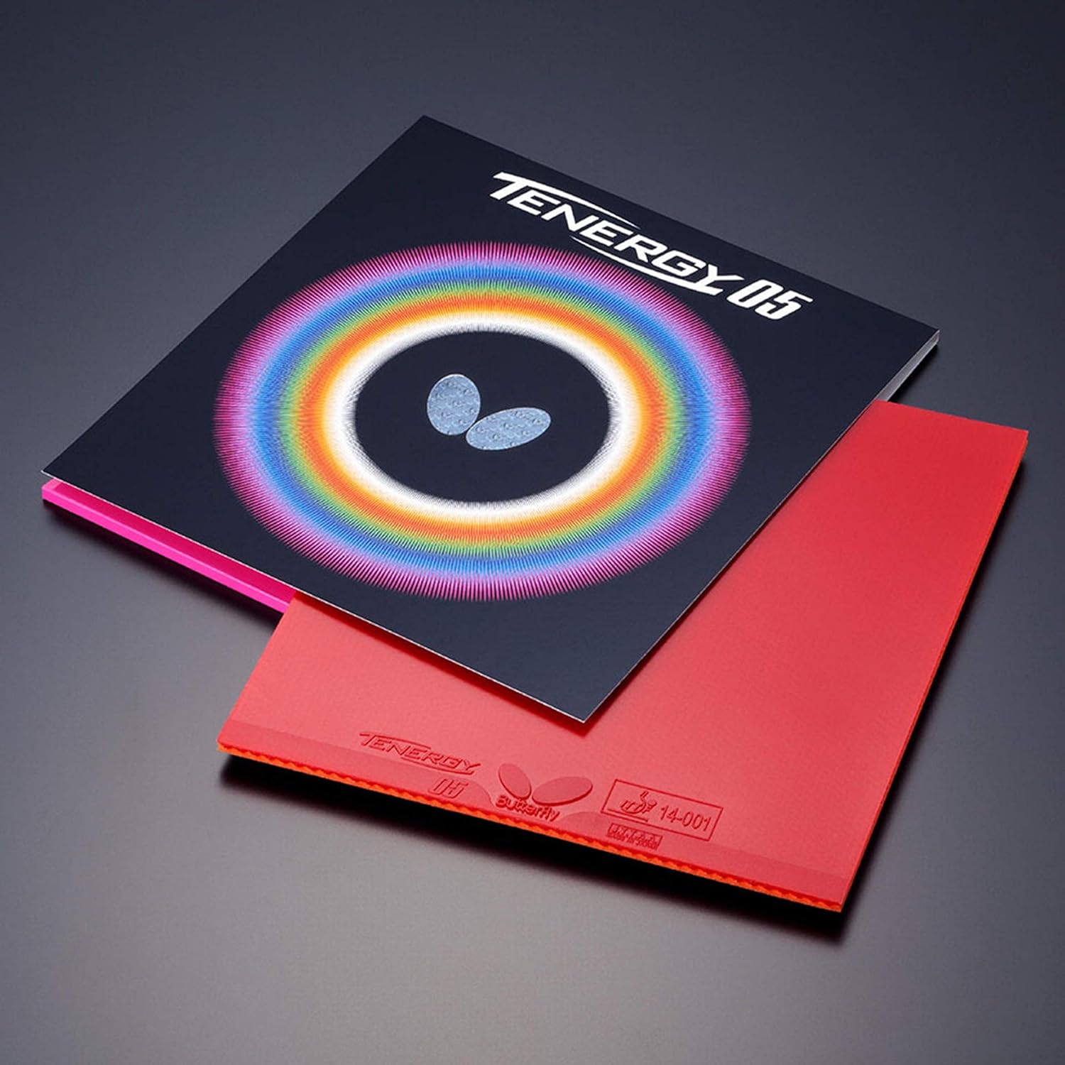Butterfly Tenergy 05 Table Tennis Rubber | Butterfly Table Tennis Rubber | 1.7, 1.9, 2.1 Sizes | Red or Black | 1 Table Tennis Racket Rubber Sheet | Professional Table Tennis Rubber : Sports & Outdoors