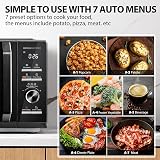 Toshiba 25L 900W Inverter Microwave Oven Black MW3-AM25PFI(BK) Chef Defrost view 2