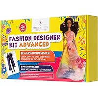 Fashion Designer Kits for Girls. Drape & Tie Fabrics, Use Patterns, Draft & Re-Design Patterns, Learn to Sew A Wedding Dress 