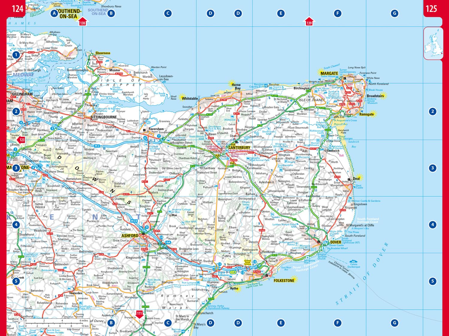 Mua 2025 Collins Essential Road Atlas Britain and Northern Ireland: A4 ...