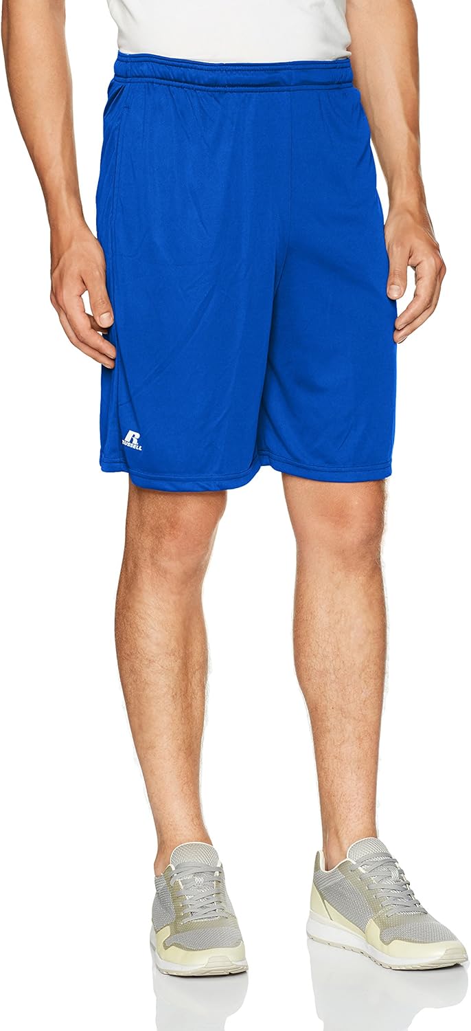 Russell Athletic Men's Standard Dri-Power Performance Short with Pockets: Clothing