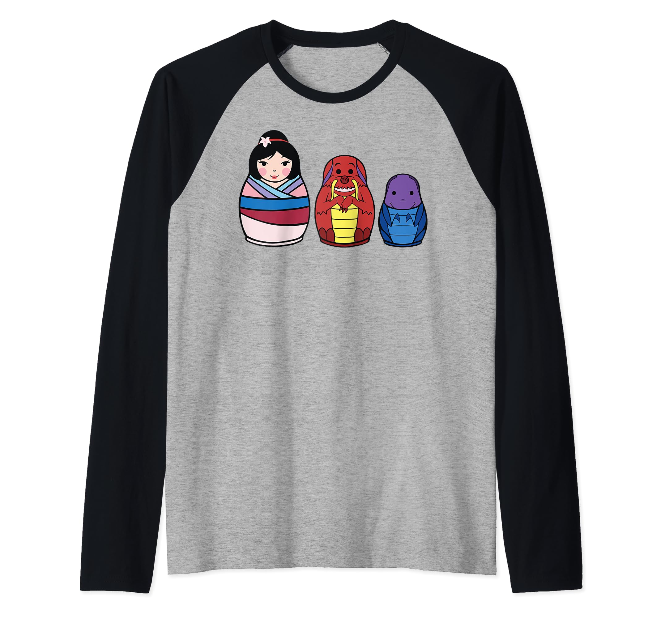 Disney Mulan Nesting Dolls Raglan Baseball Tee