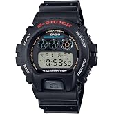 Casio G-Shock DW-6900U-1CR Classic Digital Watch Shock Resistant 200M Water Resistant LED Backlight 5-Year Battery