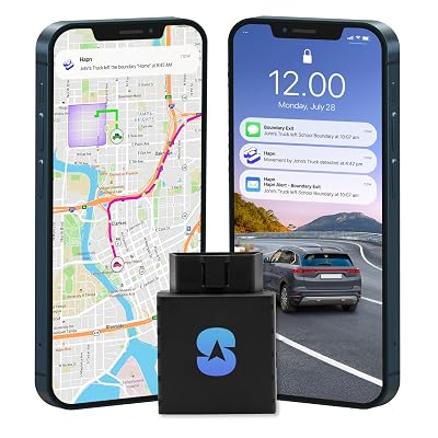 Spytec Pulse OBD GPS Tracker for Vehicles, Cars, Trucks | Anti-Theft Plug-in Car GPS Tracker | Fast 2 Second Updates, Ignition On/Off Alerts, Vehicle Movements | Fleet monitoring | Subscription needed