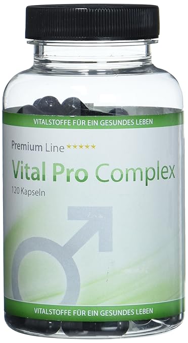 Vital Pro Complex - Premium Line***** - 120 Kapseln - Für mehr Manneskraft - Monatspackung