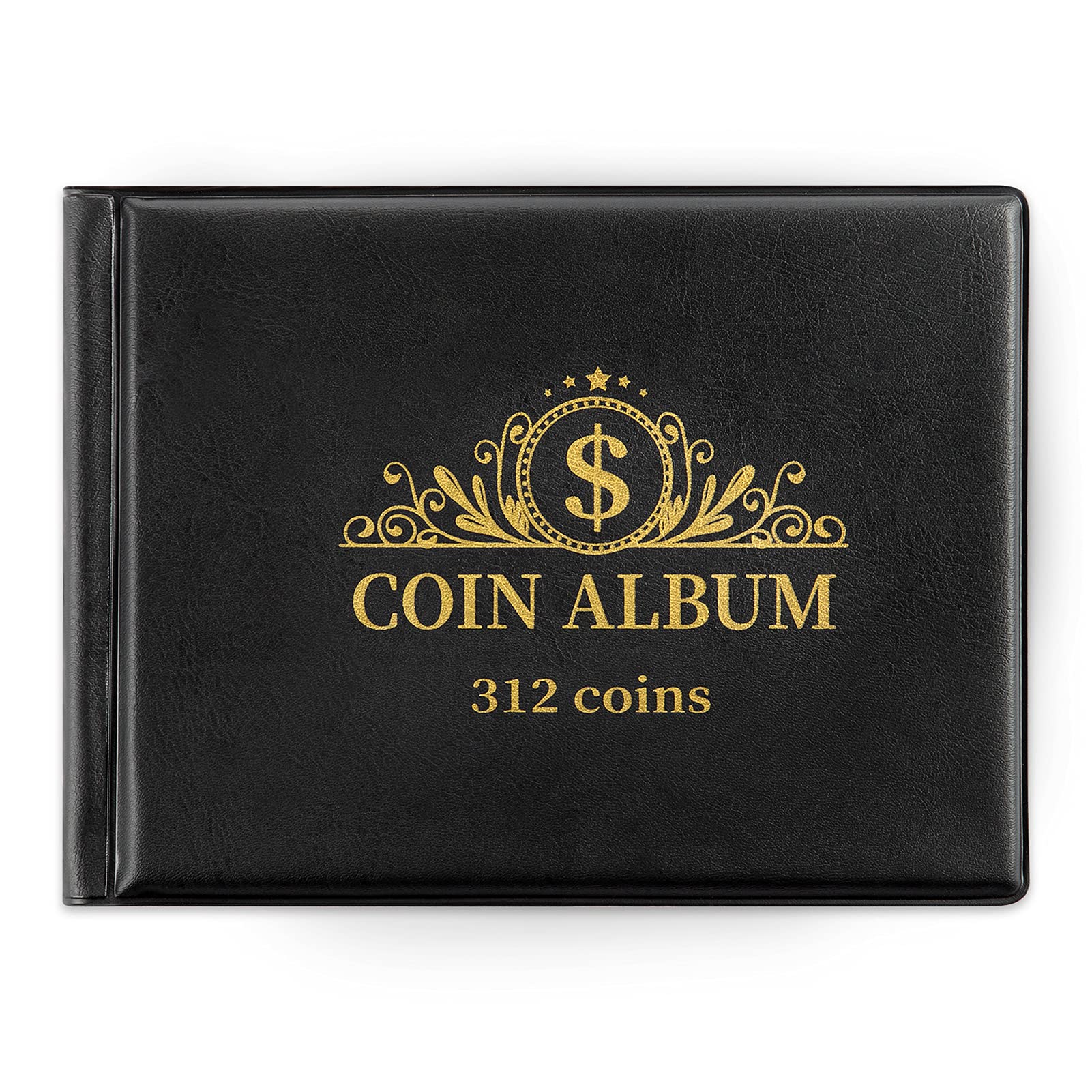 MUROAD Coin Collection Album, 312 Pockets Coin Collecting Book Holder Supplies for Collectors