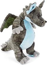 Zappi Co Plush Dragon Standing Toy 33cm Safari Animals Collection