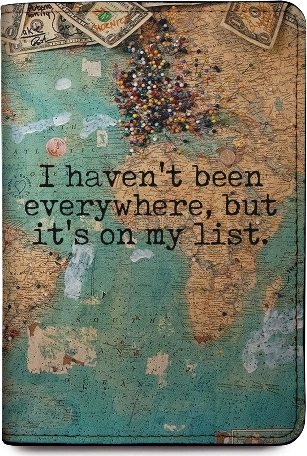  | RFID Passport Holder Travel Wallet - I Haven't Been Everywhere (Not Customized) | Passport Covers