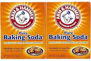 Arm Hammer Pure Baking Soda 1 Lb - (2 pack) w/JS REDHOK DEALZ Sticker