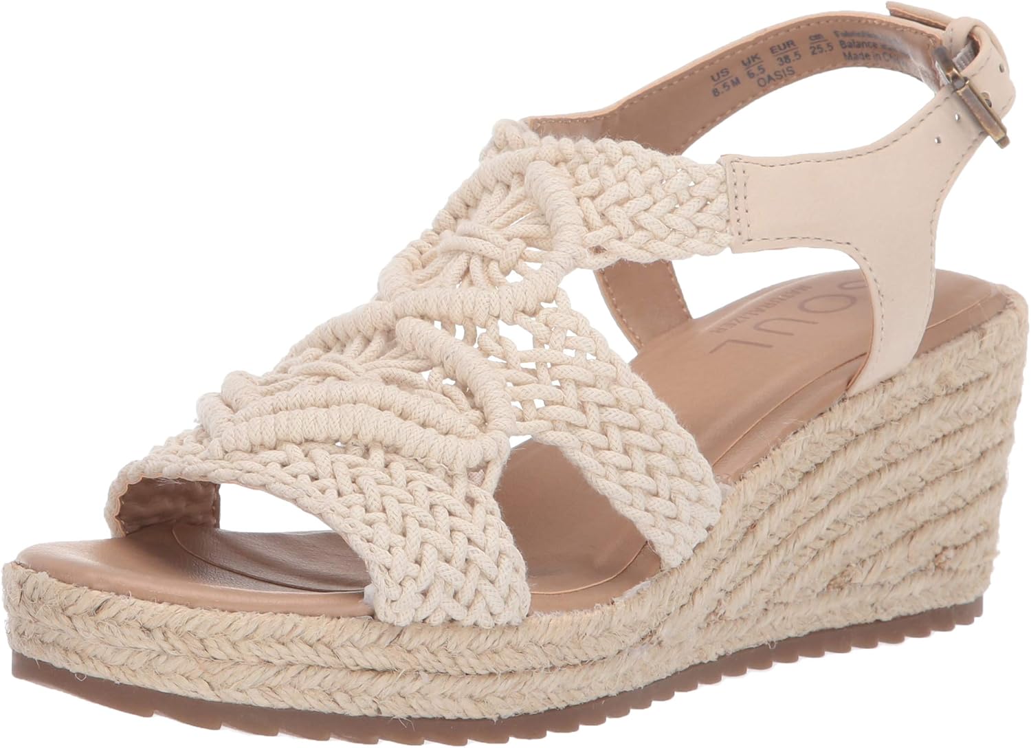 soul naturalizer oasis women's wedge sandals