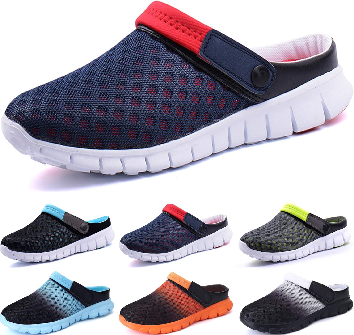 Clog Herren Pantoletten Sommer Hausschuhe Sandalen Männer rutschfest