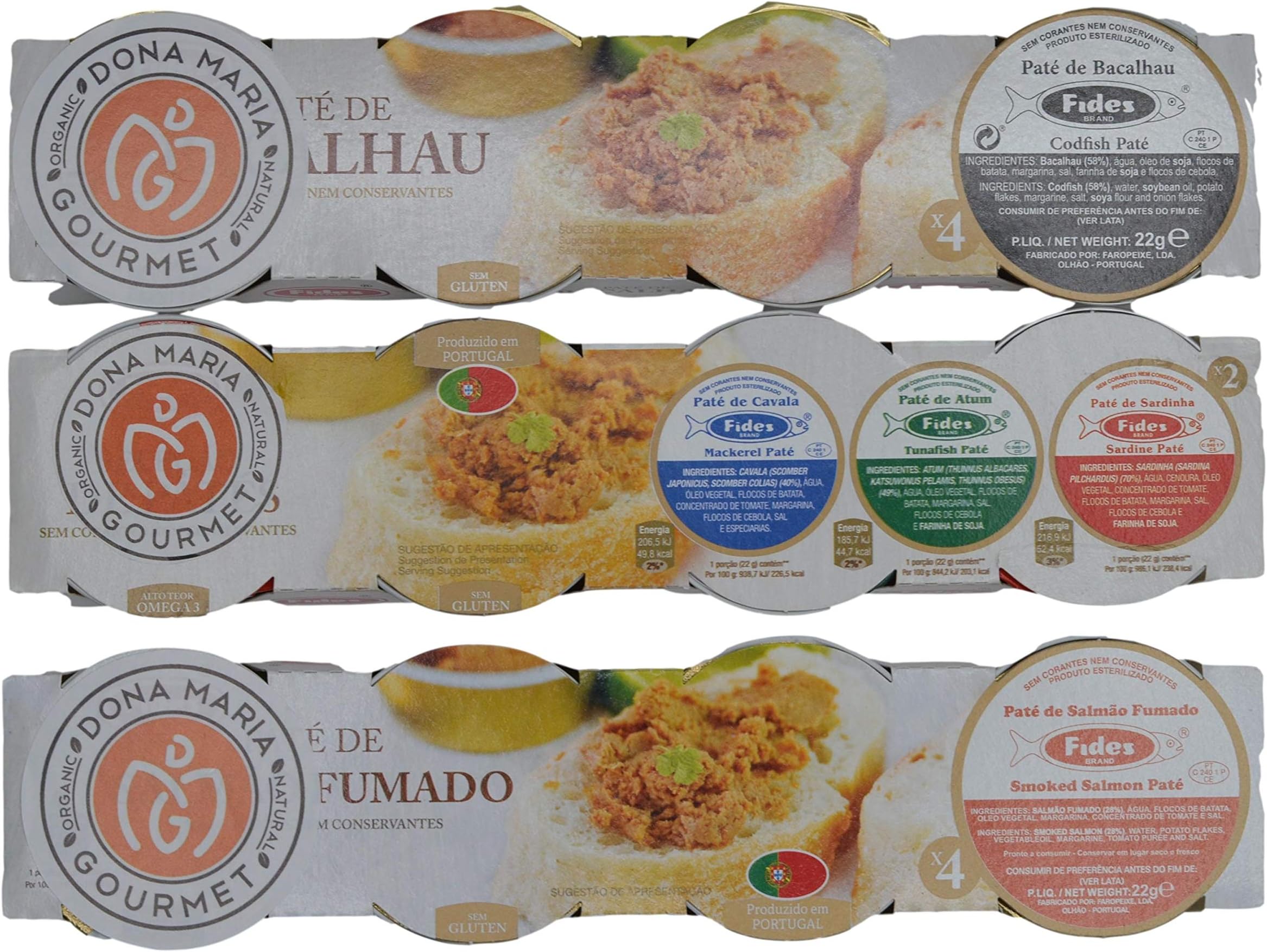 Variety Pack Pate Spread 12 tins