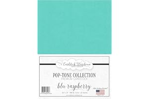 CARDSTOCK WAREHOUSE PAPER COMPANY Cardstock Warehouse Pop Tone Blu Raspberry Teal - 8.5 x 11" - 100 Lb. / 270 Gsm Matte Premium Cardstock Paper - 25 Sheets