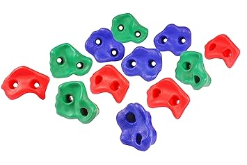 HUDORA Klettergriffe Set Kinder, 12 | 36 Stück - Klettersteine