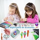 GOLDGE Fuse Bead Kit 24 Colors 6300 Pcs Iron Beads Pegboards Tweezers Craft Set view 7
