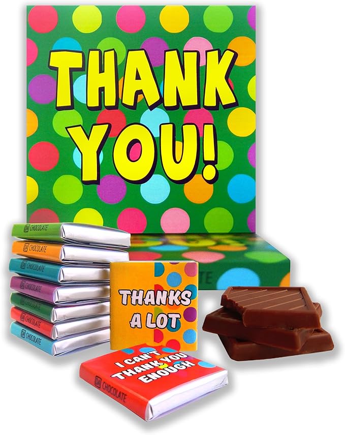 Thank You Chocolate Gift Set, 5x5in, 1 Box (Green) Amazon.ca Grocery