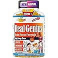 Real Genius Kids Focus Gummies – Brain Booster Supplement with Omega-3 DHA & EPA – Supports Memory, Attention & Focus – Gummy Vitamins for Teens & Children – Low-Sugar, Vegan, 60 Gummies