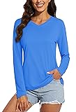 MAGCOMSEN Womens UPF 50+ Long Sleeve Shirts
