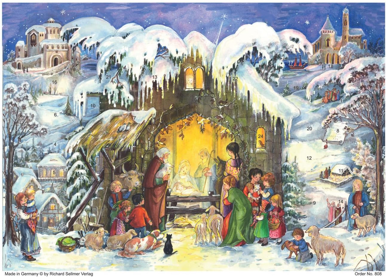 Richard Sellmer Christmas Nativity Traditional advent calendar