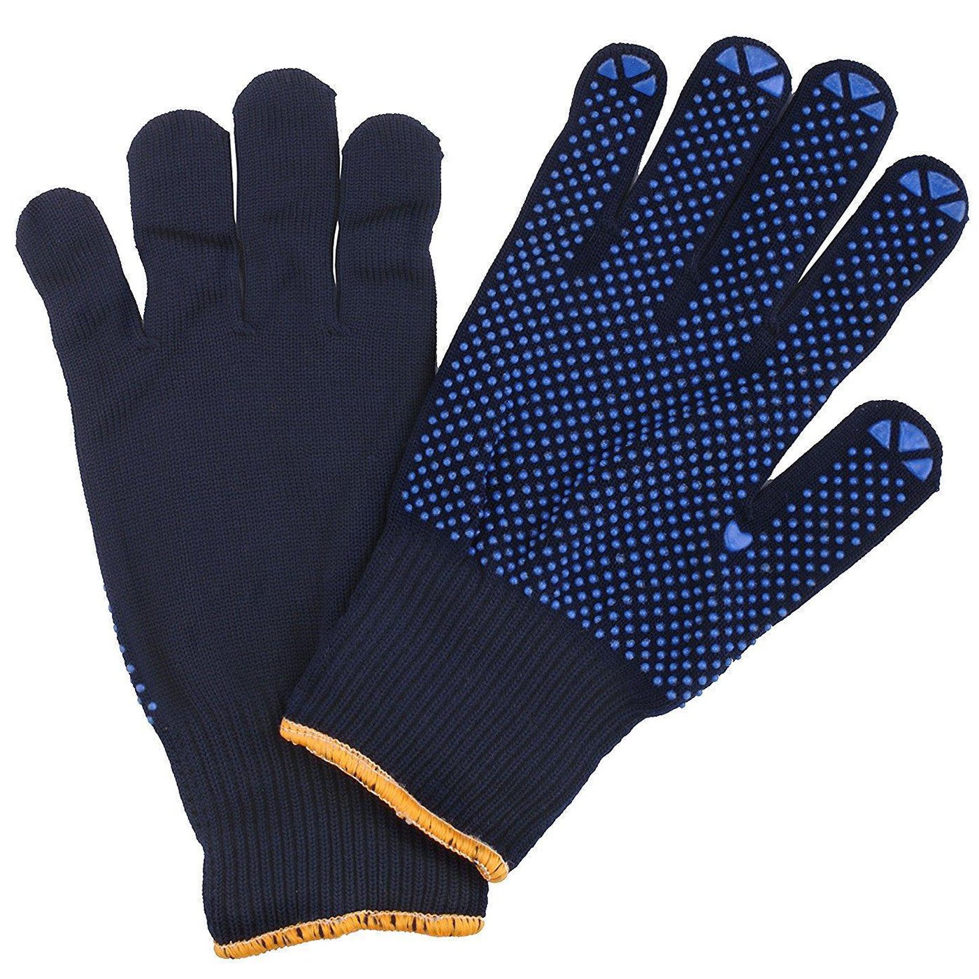 Connex COX938238 Fine-Knit Gloves, Blue, Size 8