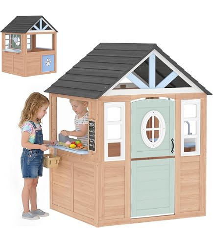 Imperméable pour maison de jeux - Tissu Oxford 210D avec fermeture à cordon - Housse pour maison de jeux extérieure, patio, sport, activités communautaires, piscine et parcs aquatiques