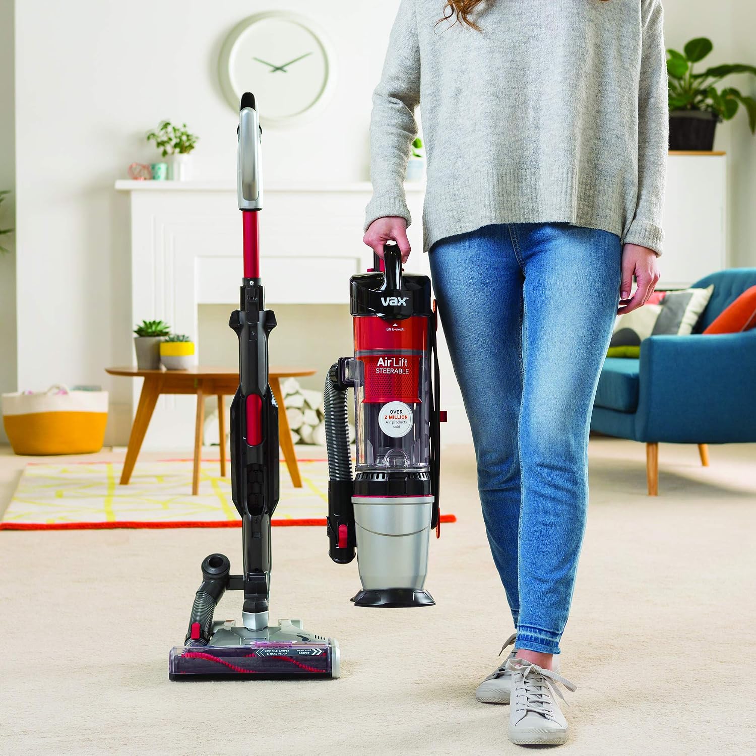 Vax UCSUSHV1, Air Lift Steerable Advance Upright Vacuum Cleaner, Red - Image 5